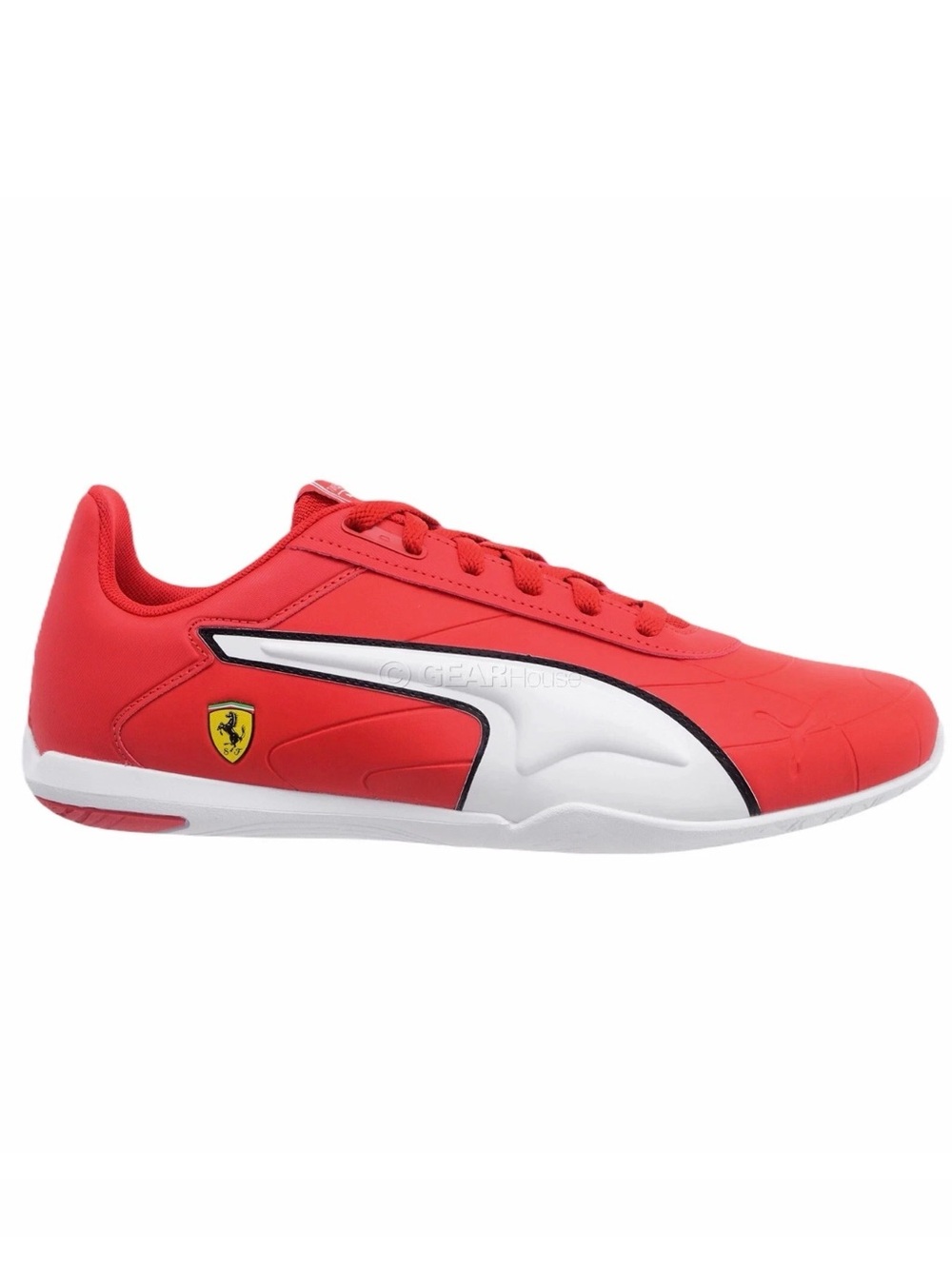 PUMA Mens Scuderia Ferrari Tune Cat Casual Shoes Driving Red White Size 9
